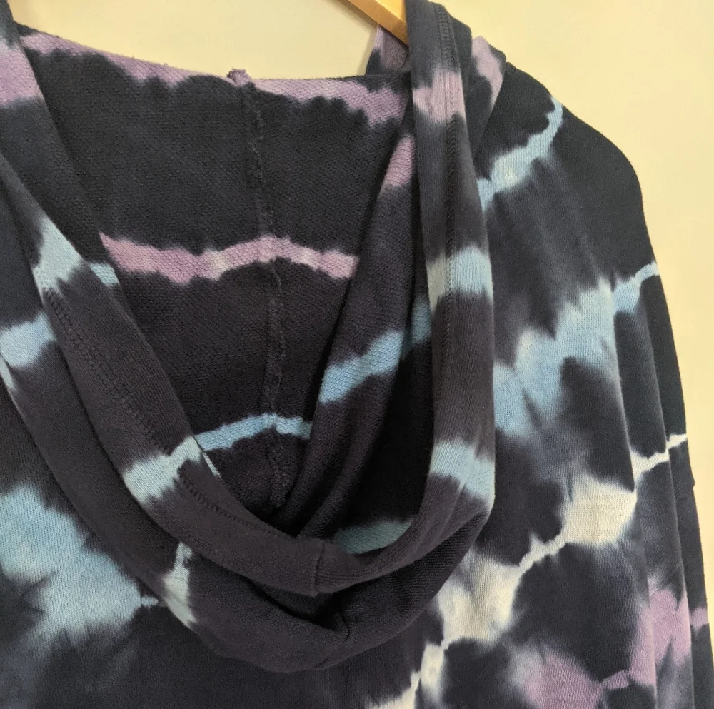 Justice Tie Dye  Hooded Sweatshirt - Picture 5 of 6
